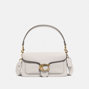 White Women's COACH Tabby 26 Shoulder Bags | South Africa-7283106